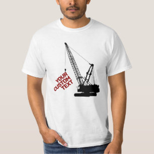 Construction Crane T Shirt