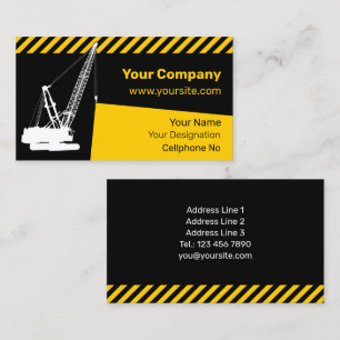 Construction Crane Visitkort