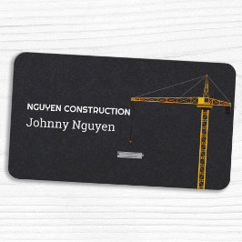 Construction Crane Visitkort
