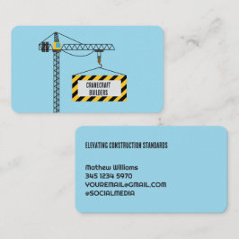 Construction Crane Visitkort
