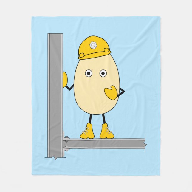 Construction Egghead Fleecefilt (Framsidan)