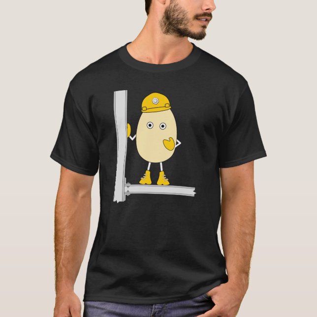 Construction Egghead T Shirt (Framsida)