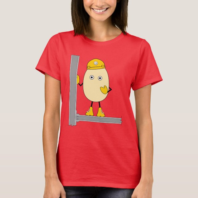 Construction Egghead T Shirt (Framsida)