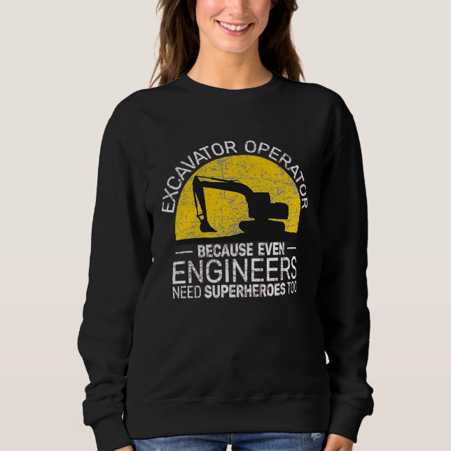 construction equipment men kids heavy equipment op t shirt (Framsida)