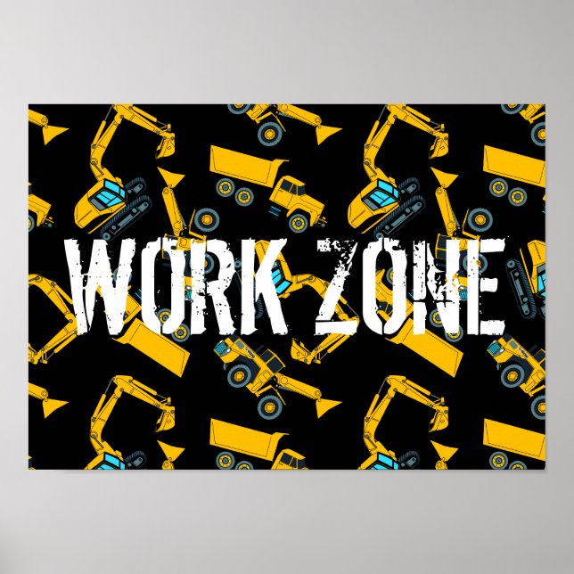 Construction fordon poster (Framsidan)