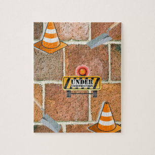 Construction Jigszle Puzzle Pussel