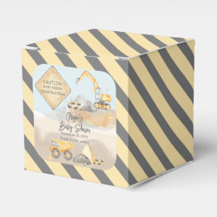 Construction Lastbil Boy Baby Shower Presentaskar