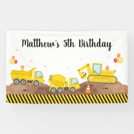 Construction Lastbil Digger Boy Birthday