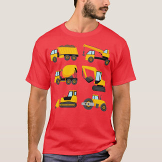 Construction Lastbil Funny 2 T Shirt
