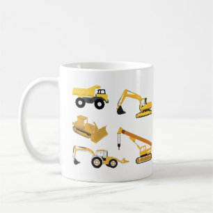 Construction Lastbilar Kaffemugg