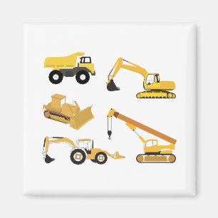 Construction Lastbilar Magnet