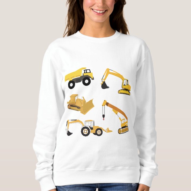 Construction Lastbilar T Shirt (Framsida)