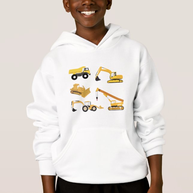 Construction Lastbilar T Shirt (Framsida)
