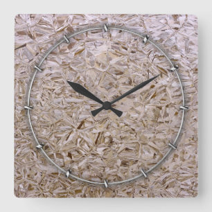 Construction OSB Plywood Stil Fyrkantig Klocka