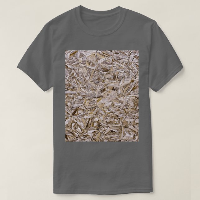 Construction OSB Plywood Struktur Graphic T Shirt (Design framsida)