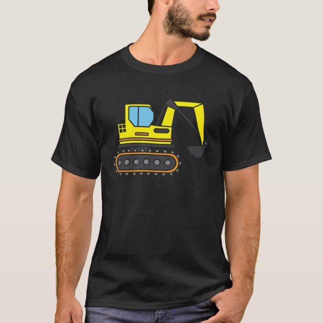 Construction site  idea u2013 diggers love digging t shirt (Framsida)