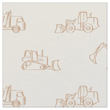 Construction Vehicles Builder Cute Boy Truck Beige