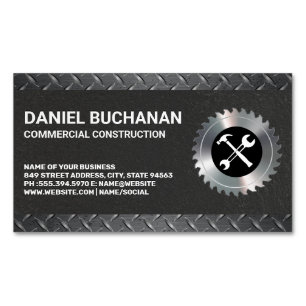 Construction Verktyg   Diamantpläterat stål Magnetiska Visitkort