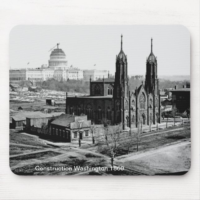 Construction Washington Mousepad Musmatta (Framsidan)