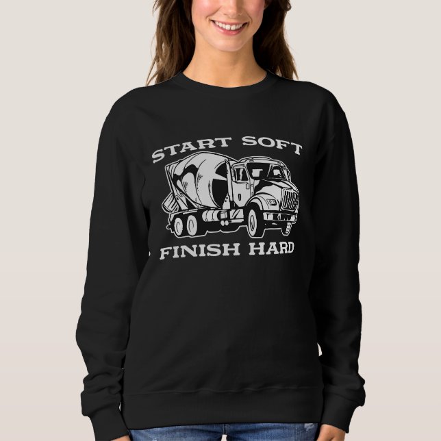 Construction Worker Concrete Finisher T Shirt (Framsida)