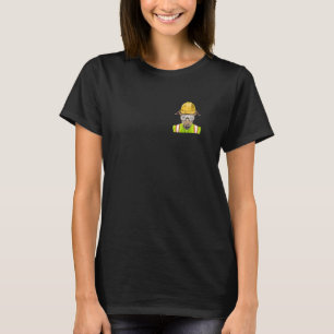Construction Worker Greyhound Pocket T Shirt