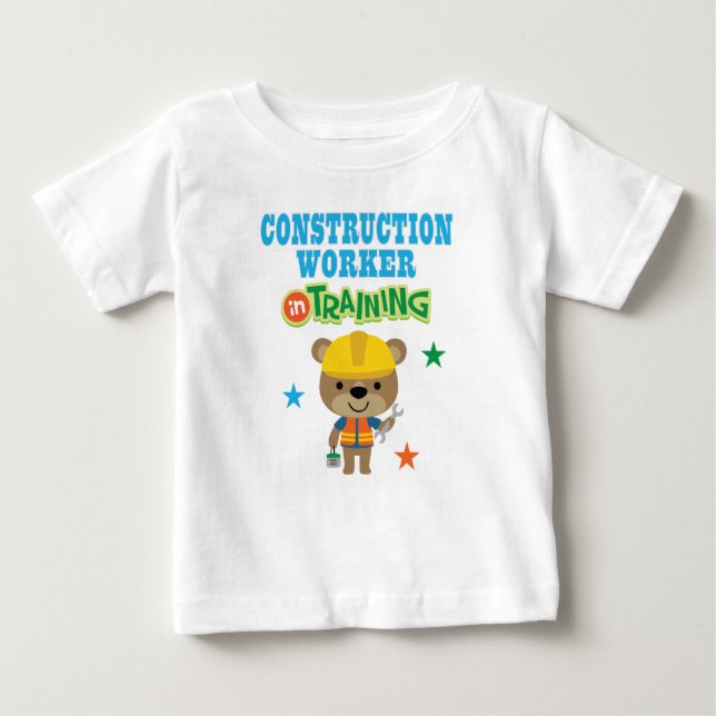 Construction Worker in Training T Shirt (Framsida)