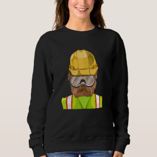 Construction Worker Yorkshire Terrier Hund T Shirt