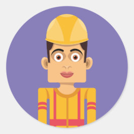 Constructor Runt Klistermärke