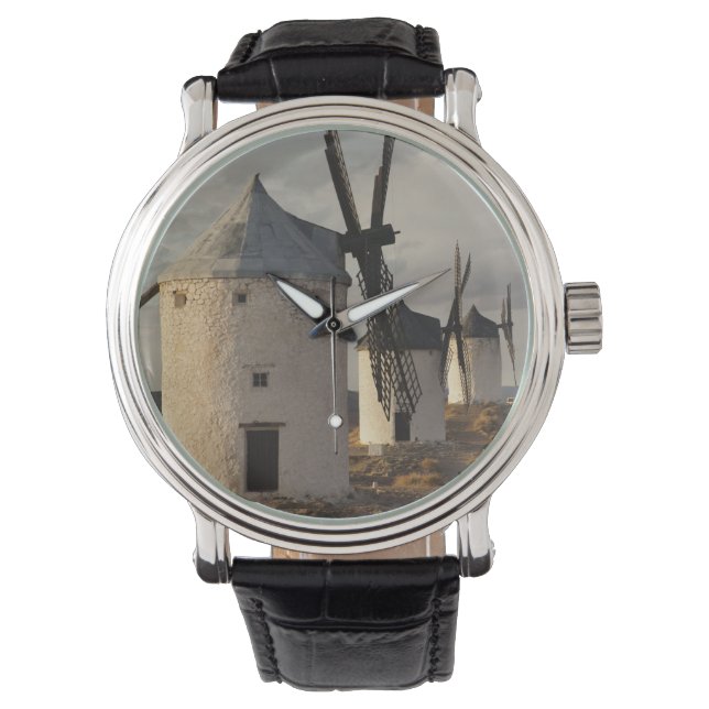 Consuegra, antika La Mancha-vindkraftverk Armbandsur (Framsida)