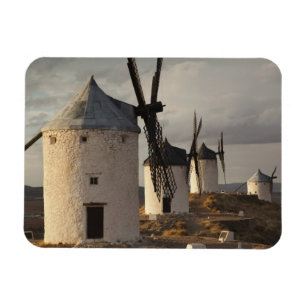 Consuegra, antika La Mancha-vindkraftverk Magnet