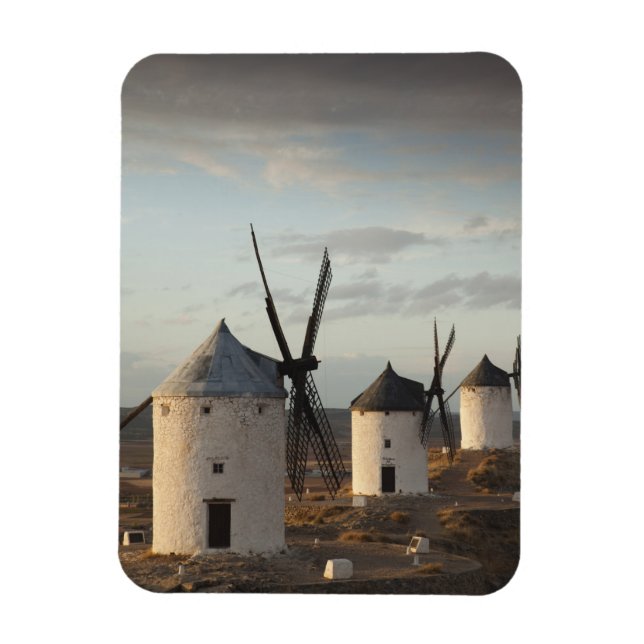 Consuegra, antika La Mancha-vindkraftverk Magnet (Vertikal)