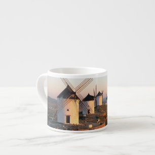 Consuegra, La Mancha, Spanien, väderkvarnar Espressomugg
