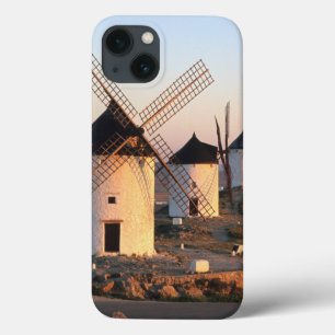 Consuegra, La Mancha, Spanien, vindkraftverk
