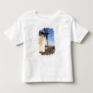 Consuegra, La Mancha, Spanien, vindkraftverk T-shirt