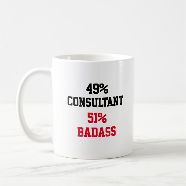Consultant Badass Kaffemugg (Vänster)