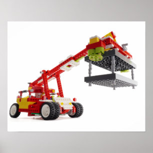 Container Crane Lastbil Poster