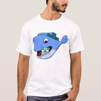 Container gopher t shirt