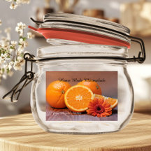 Containeretikett för marmalade Sylt