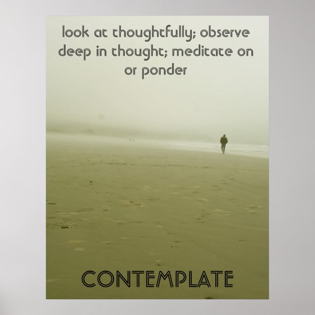 Contemplate Poster (Framsidan)