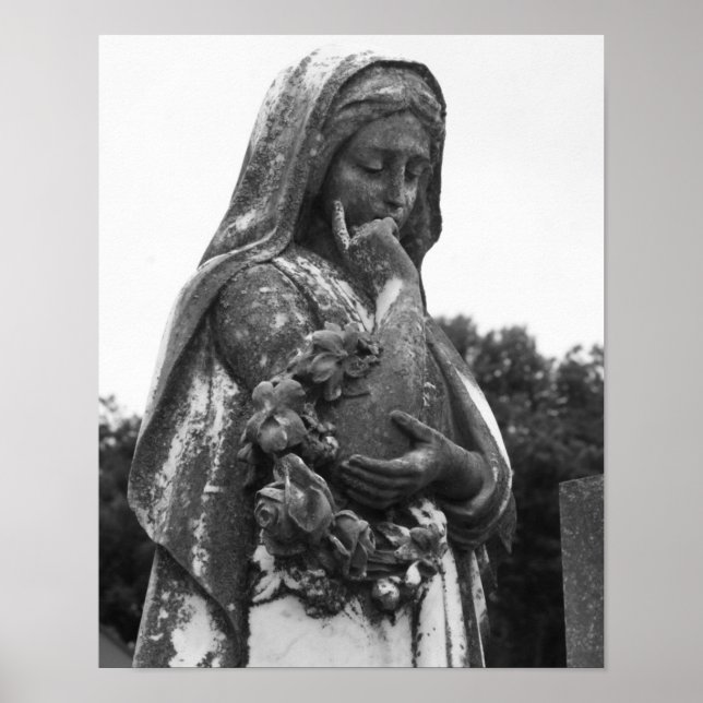 "Contemplation" ~ Victorian Memorial Photo Art Poster (Framsidan)
