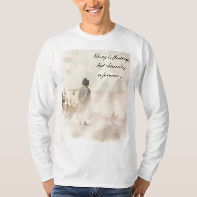 Contemplative Napoleon Tee Shirt (Framsida)