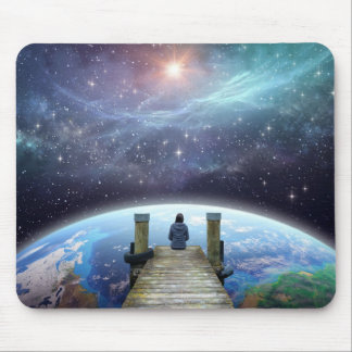 Contemplative Space Art Mouse Pad, Multi-Verse Musmatta