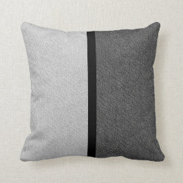 Contemporary 2 tonar texturerad design med randen kudde