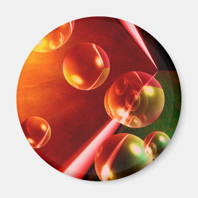 Contemporary Abstrakt Artwork by Serdar Hizli Magnet (Framsidan)