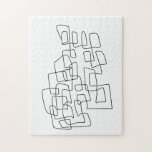 Contemporary Abstrakt Line Art i svartvitt Pussel<br><div class="desc">Upplev hur elegant det är med denna Contemporary Modern Art Illustration Jigszle Puzzle. Det här pusslet har en slående abstrakt teckning i svartvitt och är ett verkligt konstverk. Idealiskt för dem som kärlek rengör,  modernt,  är det en sofistikerad utmaning som dubblor som dekoration.</div>