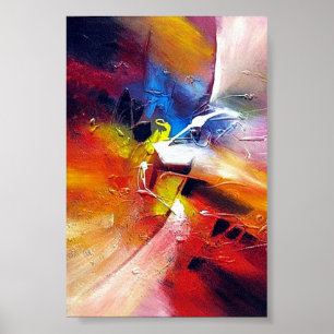 Contemporary Abstrakt Uttryck Stil målning Poster