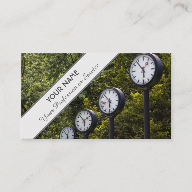 Contemporary affärskort namn och yrke visitkort (Framsida)