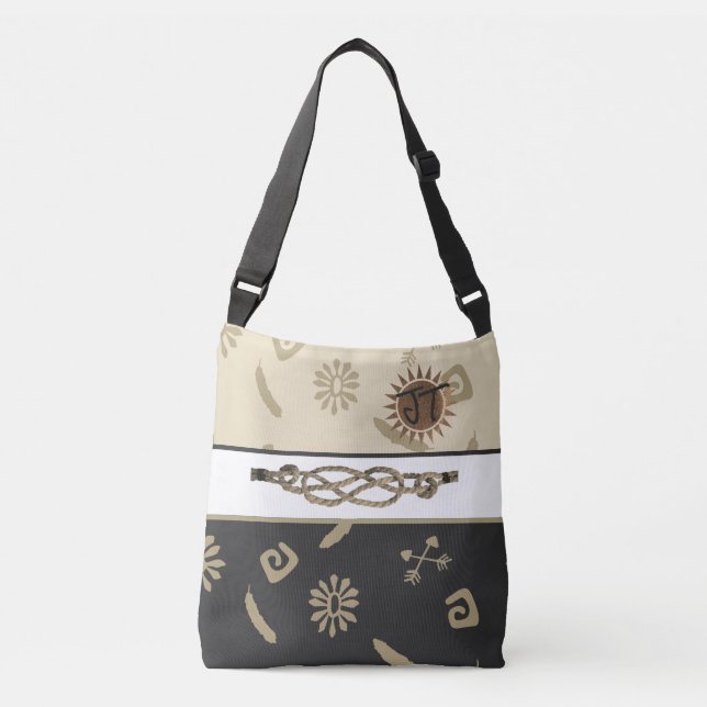 Contemporary African Stil Tote Bag Axelväska (Framsida)