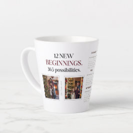 Contemporary Anpassningsbar 2025 Kalenderminne Mug