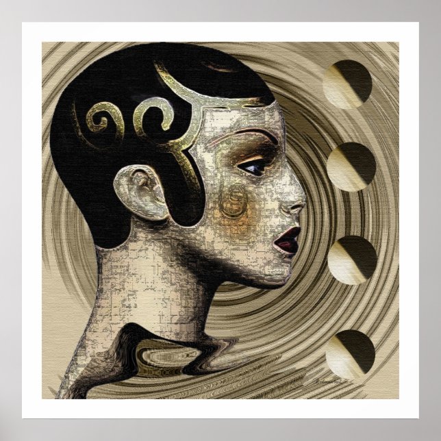 Contemporary: Art Deco/Art nouveau Stil Poster (Framsidan)